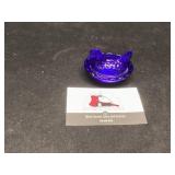 Mini cobalt blue nesting hen