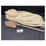 Military Laundry Bag and Trench Shovel