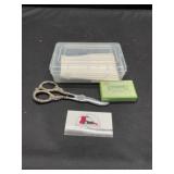 Antique grape shears 1949 medication box