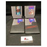 Nintendo games, Tetris, super Mario, duck hunt