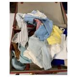 Suit case of vintage clothing