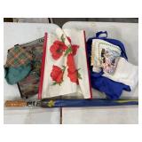 Umbrella, bags and misc
