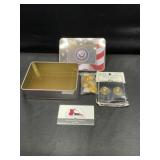 Military insignia buttons