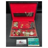 Jewelry box with misc jewelry