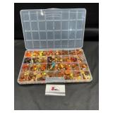 Orange, tan , brown ,yellow beads