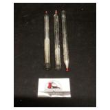 Vintage glass oil candles