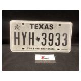 Texas license plate