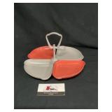 Vintage Superior Plastics Tray  w/ 4 Removable