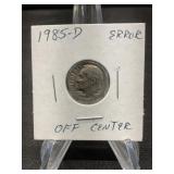 1995-D Error Dime