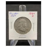 1960-D Franklin Half