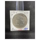 1924 Peace $1