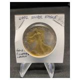 2002 Silver Eagle .999 Silver
