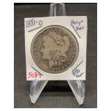 1881-O Morgan Dollar