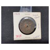1818 Large Cent ( Hole)