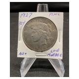 1927 Peace Dollar