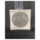1976 Austria 100 Schilling .486oz Silver