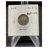 1917-S Mercury Dime