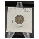 1917 Mercury Dime