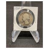 1934-D Quarter