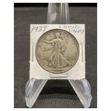 1939 Walking Liberty Half Dollar