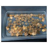 1 pound red/brown wheat cents