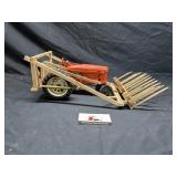 Hubley tractor with homemade loader