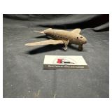 Vintage metal toy plane