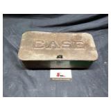 Vintage metal CASE implement toolbox