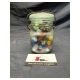Jar of marbles