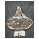 Vintage metal bicycle seat R-W
