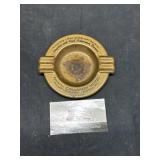 Vintage metal advertising ash tray