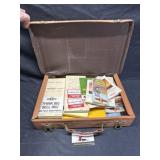 Moews salesman briefcase and paperwork