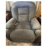 Microfiber lift chair with massage and heat