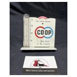 Metal COOP rain gauge