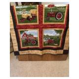 Farmall tractors wall hanging or throw