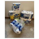 Paper towels and toilet paper