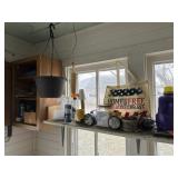 Cupboard, contents and miscellaneous