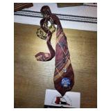 Tie with Lutheran pins