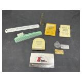 Anita magnet, Cass County dog tags, misc