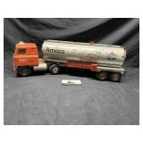 Metal Amoco fuel semi