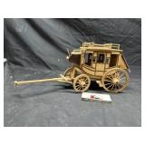 Hand carved wooden buggy