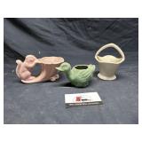 MCM ceramic small planters