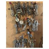 Antique hand crank egg beaters