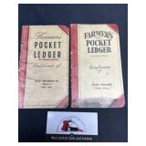 Adair and Casey,  IA vintage farmers ledgers