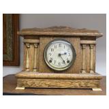 Eight Day, Half Hour strike cathedral mantle clock