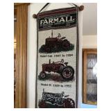 Farmall needle art wall hanging