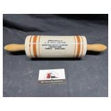 Wiota, IA stoneware rolling pin