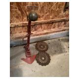 Homemade stand and planter plates