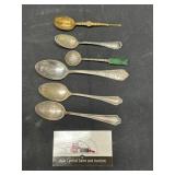 Spoons- some marked Sterling
