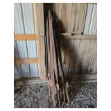 20 Steel T Fence Posts Assorted